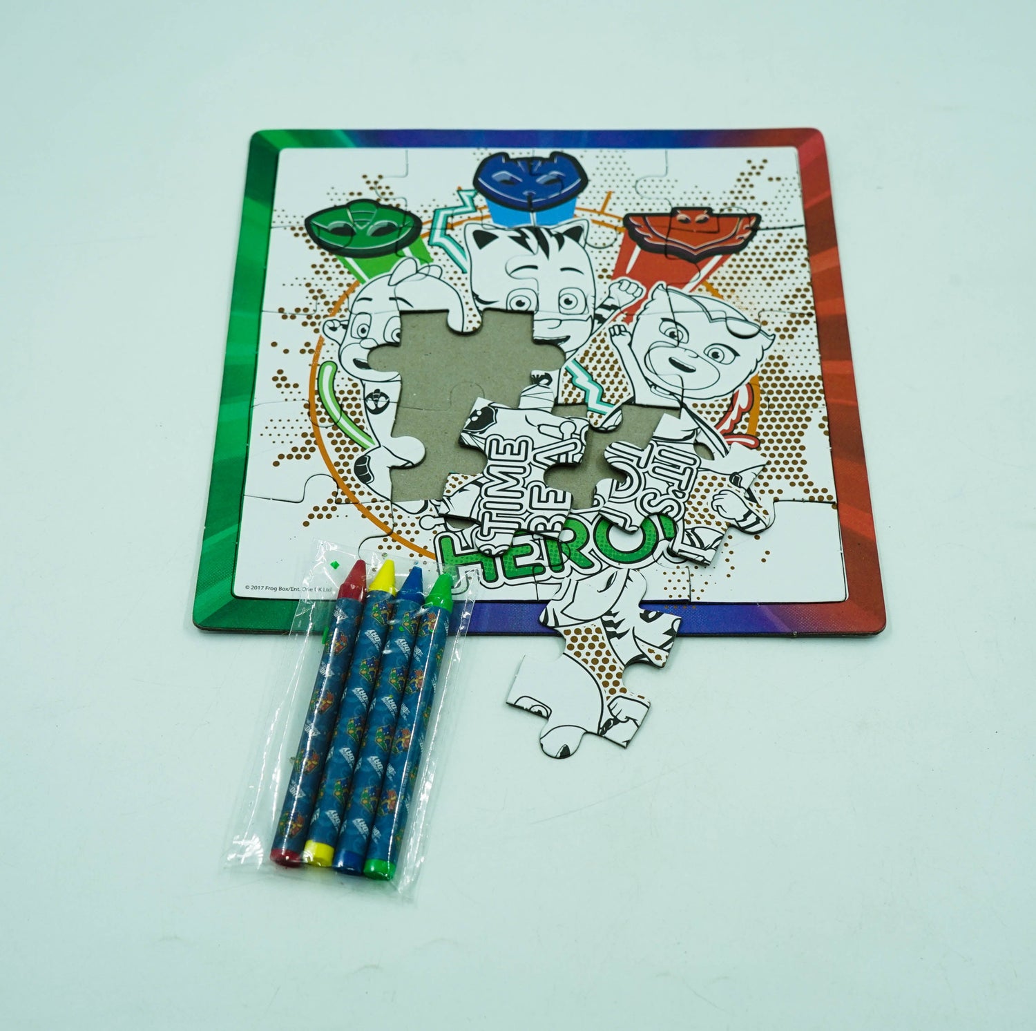 Pj Masks Puzzle Colouring Set BookXcess