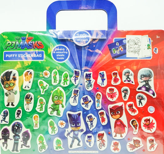 Pj Masks: Puffy Sticker Bag