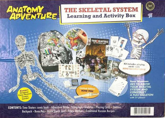 Skeletal System Anatomy Adventure: Bone Box Bazaar (Brown Box)