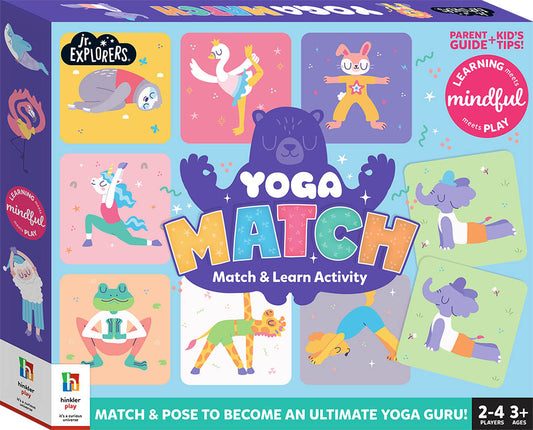 Junior Explorers Yoga Match, Match And Learn Activity