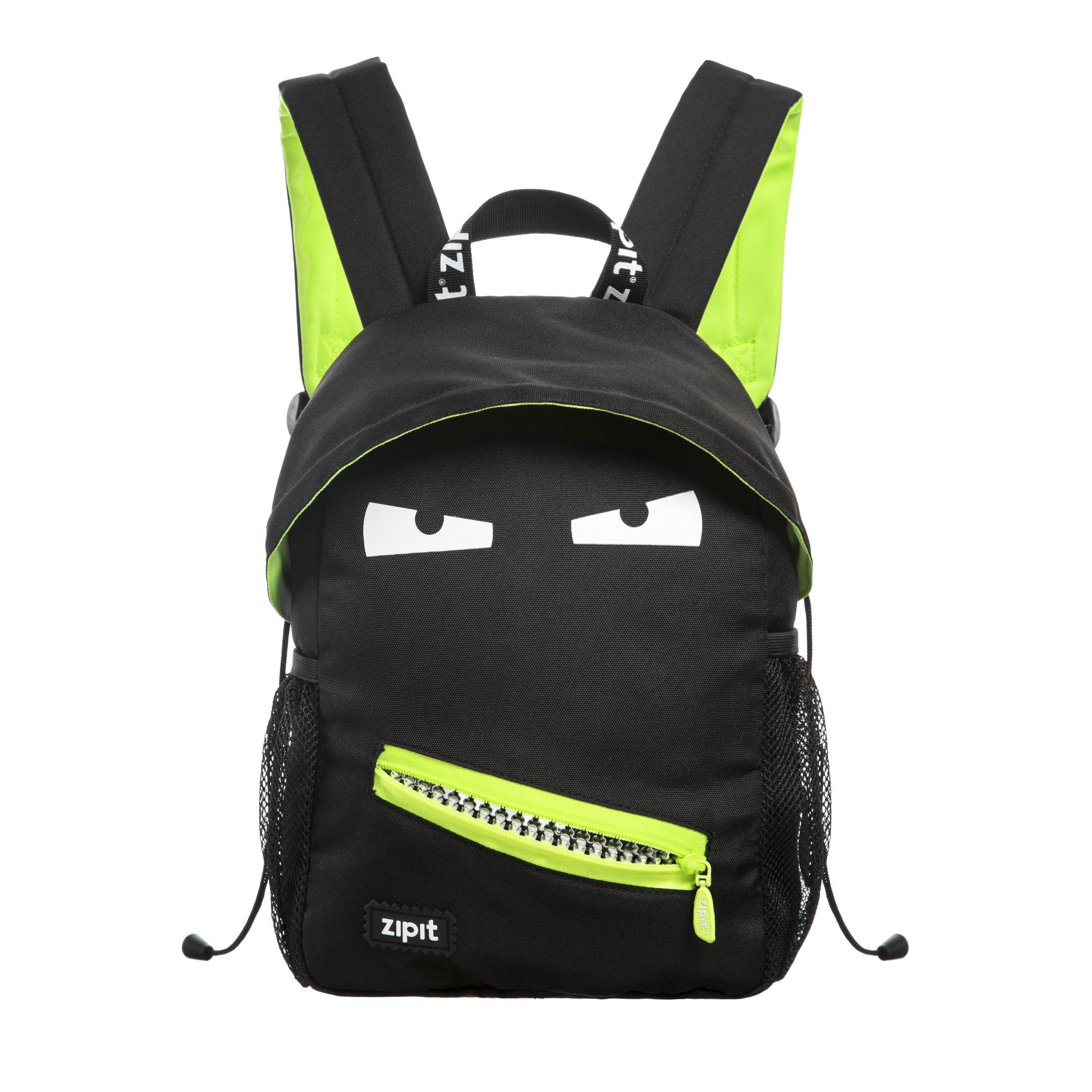 Backpackit Zipit Grillz Junior Backpack Black Lime – BookXcess