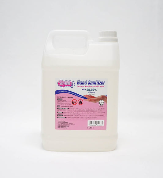 Hand Sanitizer Liquid 75% (Denature) 5L Colorless Sky Gel
