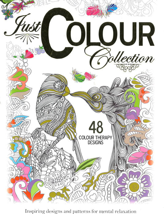 Just Colour Collection For Adult - 48 Therapy Designs (Bird)