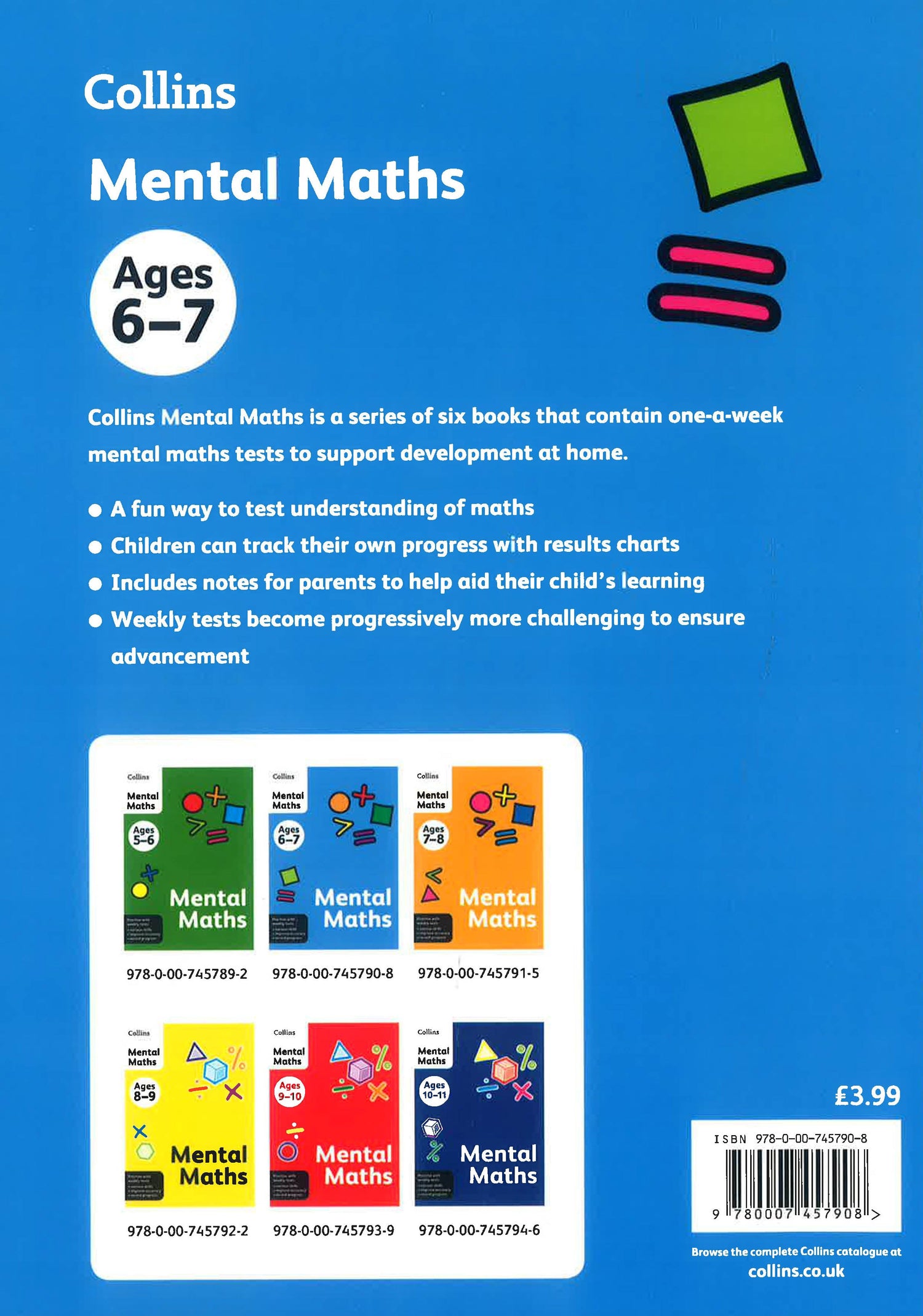 Collins Mental Maths: Ages 6-7 (Collins Practice) – BookXcess