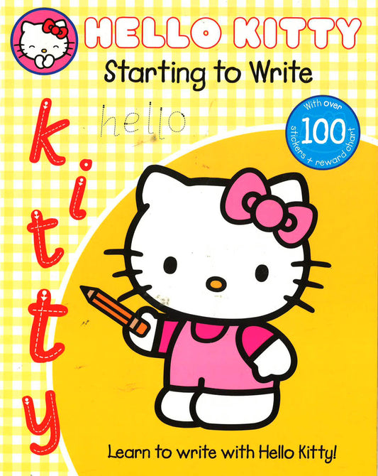 Hello Kitty Starting To Write