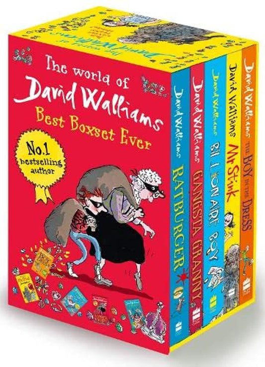 The World of David Walliams: Best Boxset Ever (5 Book Slipcase)
