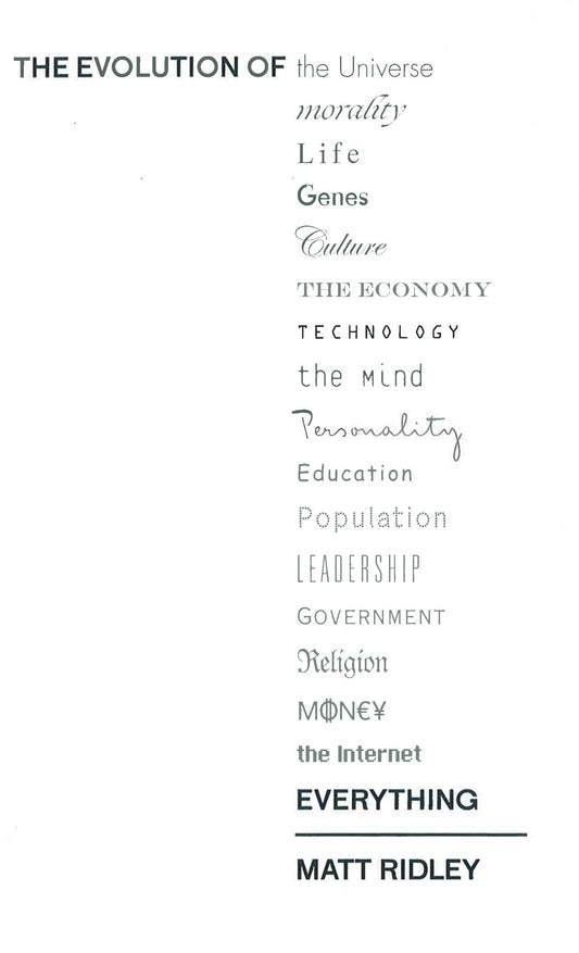 The Evolution Of Everything