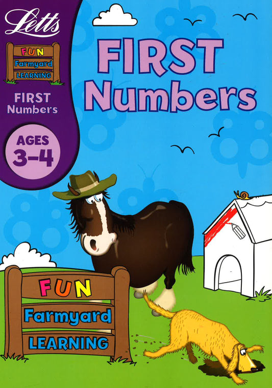 Letts Fun Farmyard Learning - First Numbers (Age 3-4)