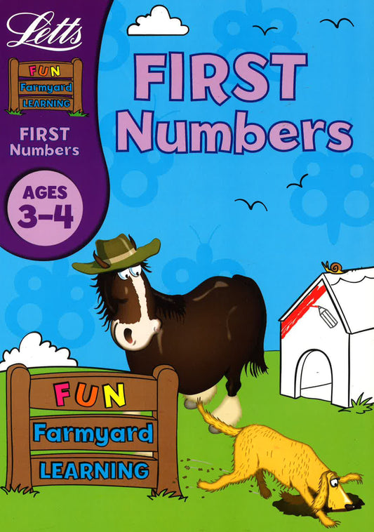Letts Fun Farmyard Learning - First Numbers (Age 3-4)