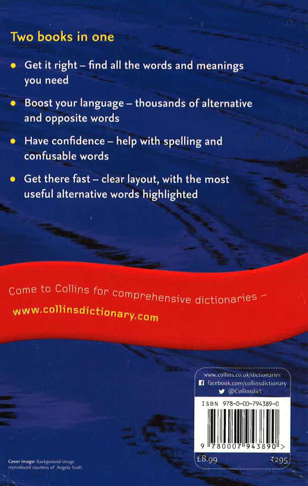 Collins English Dictionary And Thesaurus – BookXcess