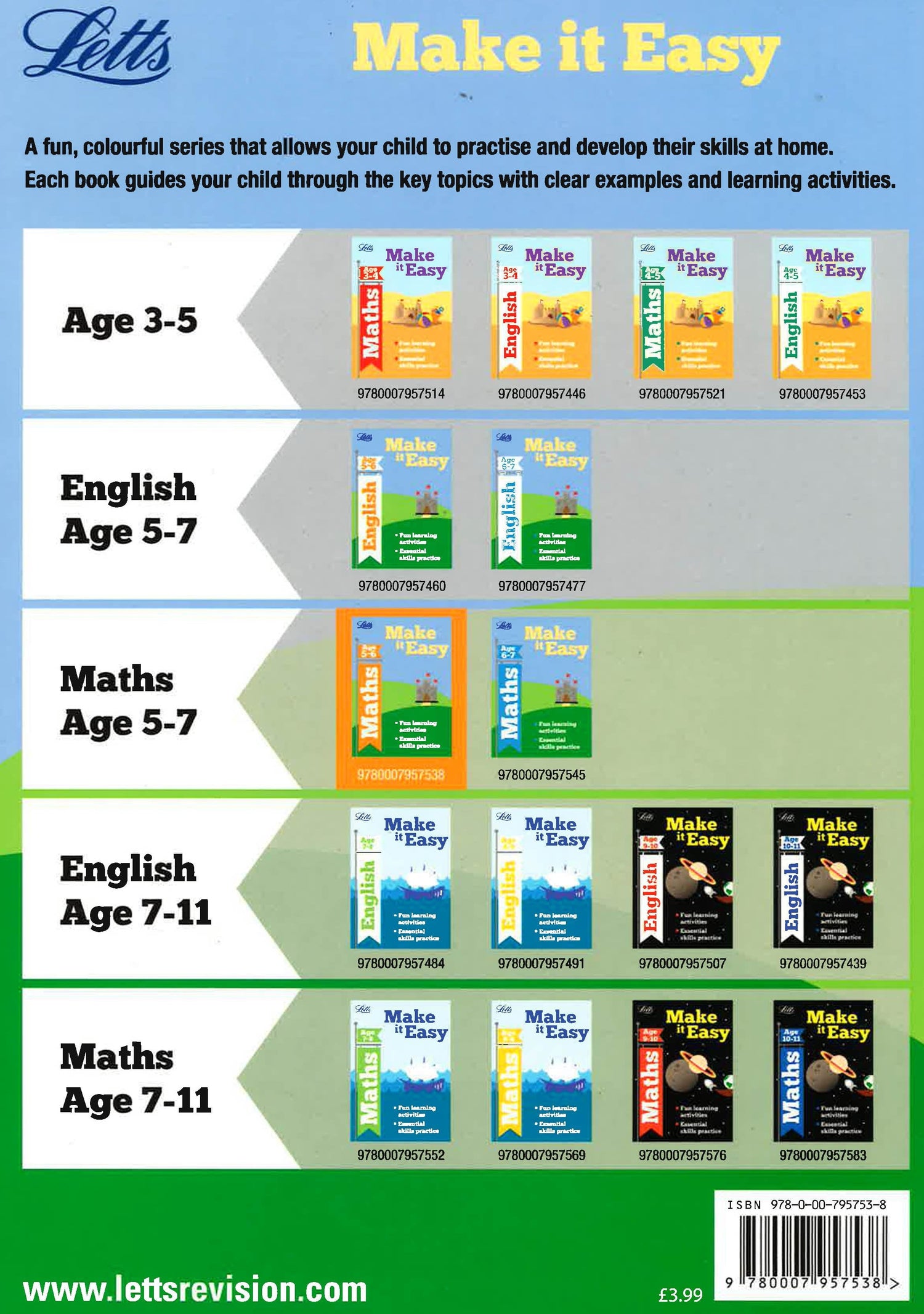 Math Gcse Letts Letts: Make It Easy Maths (Age 5-6) – BookXcess