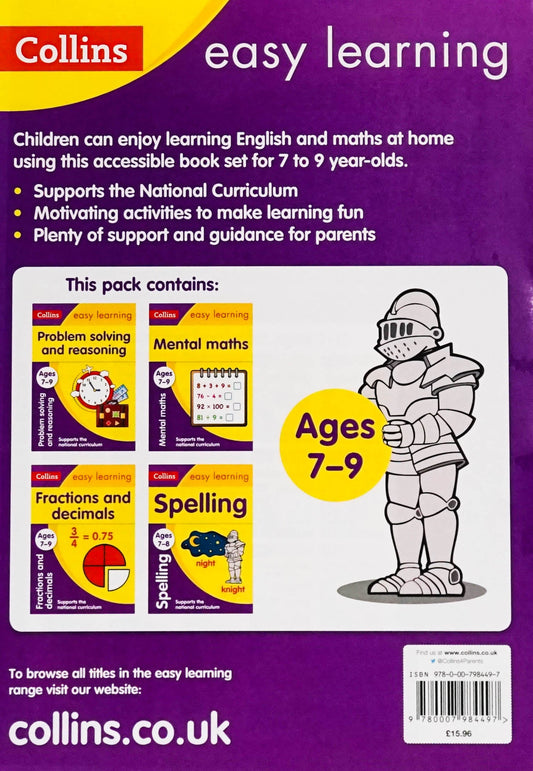 Collins Easy Learning: English And Maths Bundle (Ages 7-9)