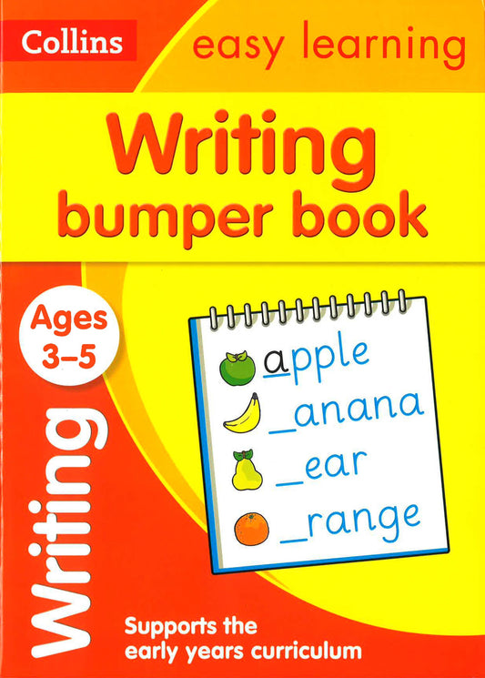 Easy Learning Writing Bumper Book: Ages 3-5