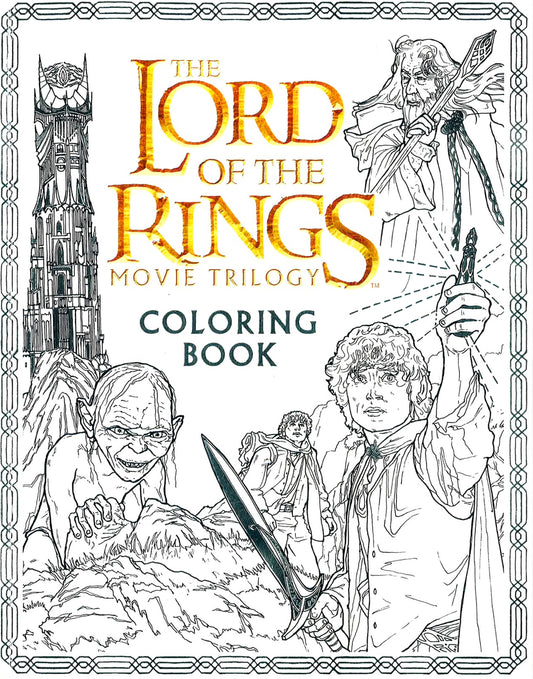 The Lord Of The Rings Movie Trilogy Coloring Book