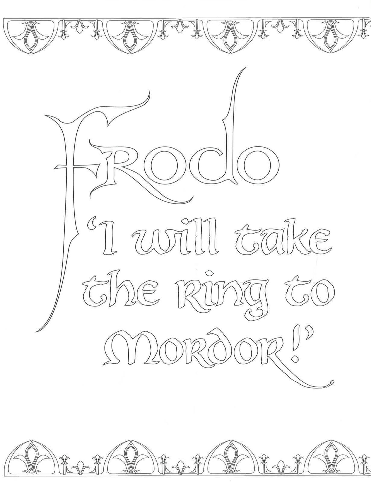 The Lord Of The Rings Movie Trilogy Coloring Book – BookXcess