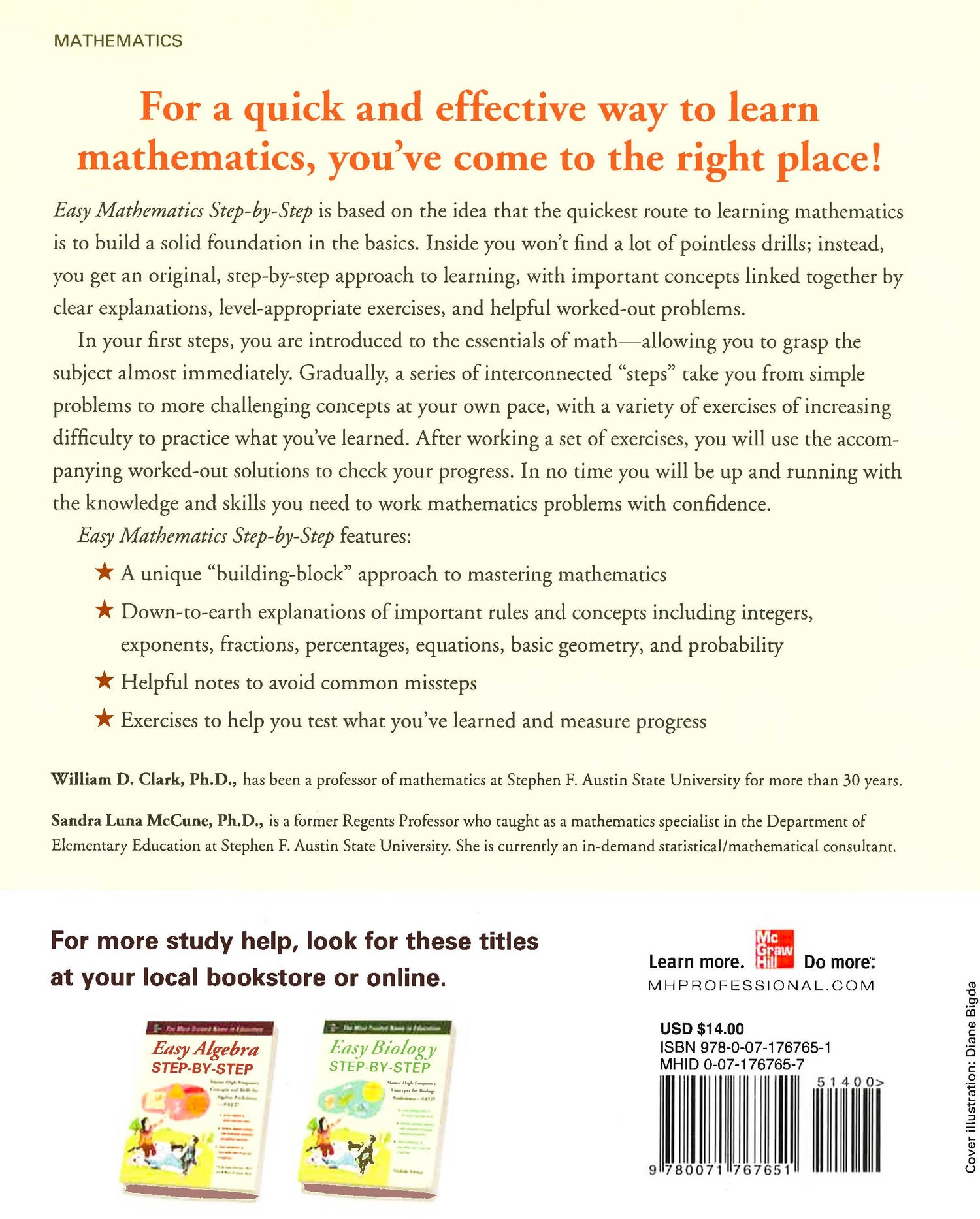 Easy Math Study Guide Easy Mathematics Step-By-Step – BookXcess