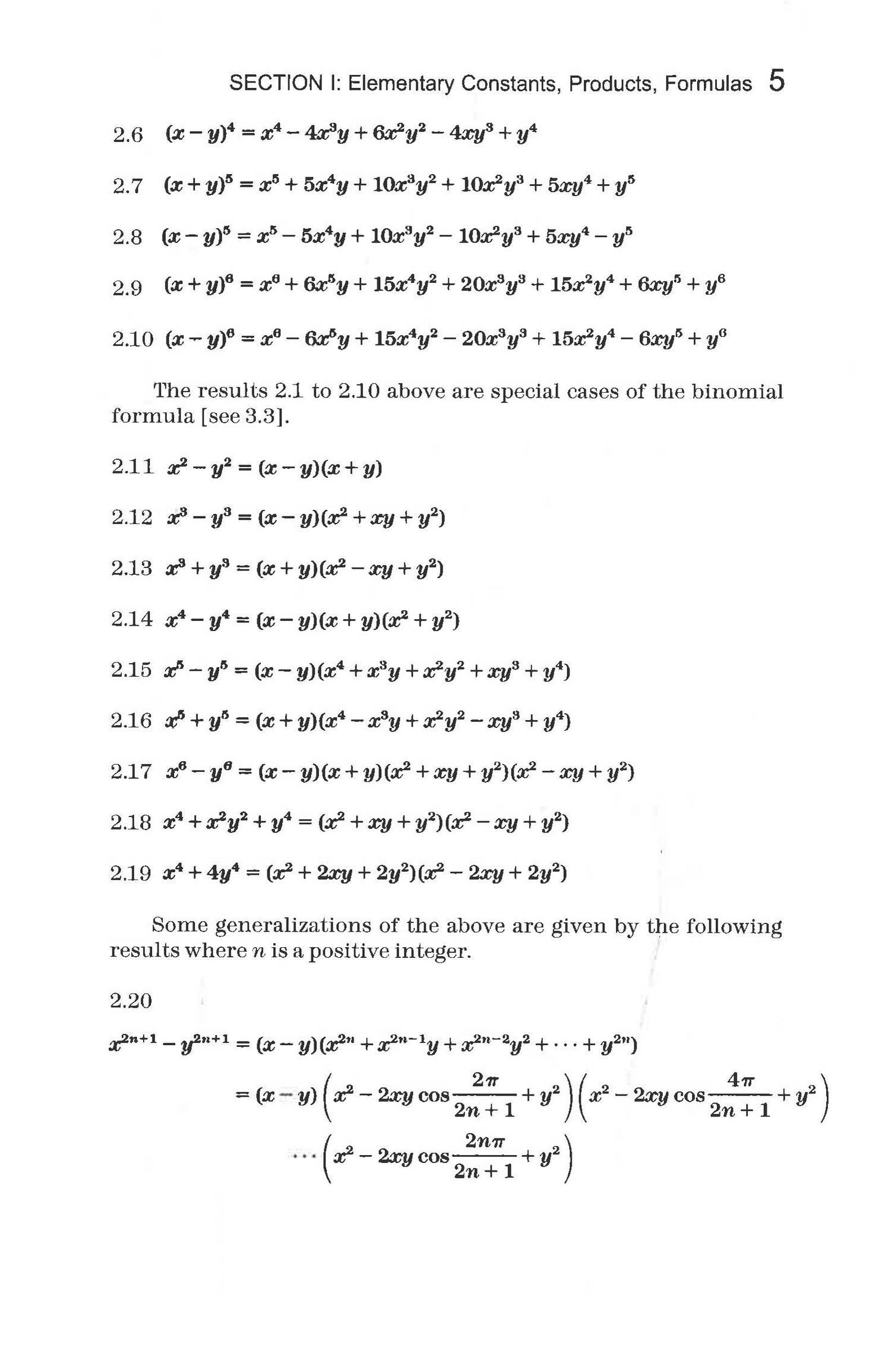 Formulas Schaum Schaum's Outline Mathematical Handbook Of Formulas – BookXcess