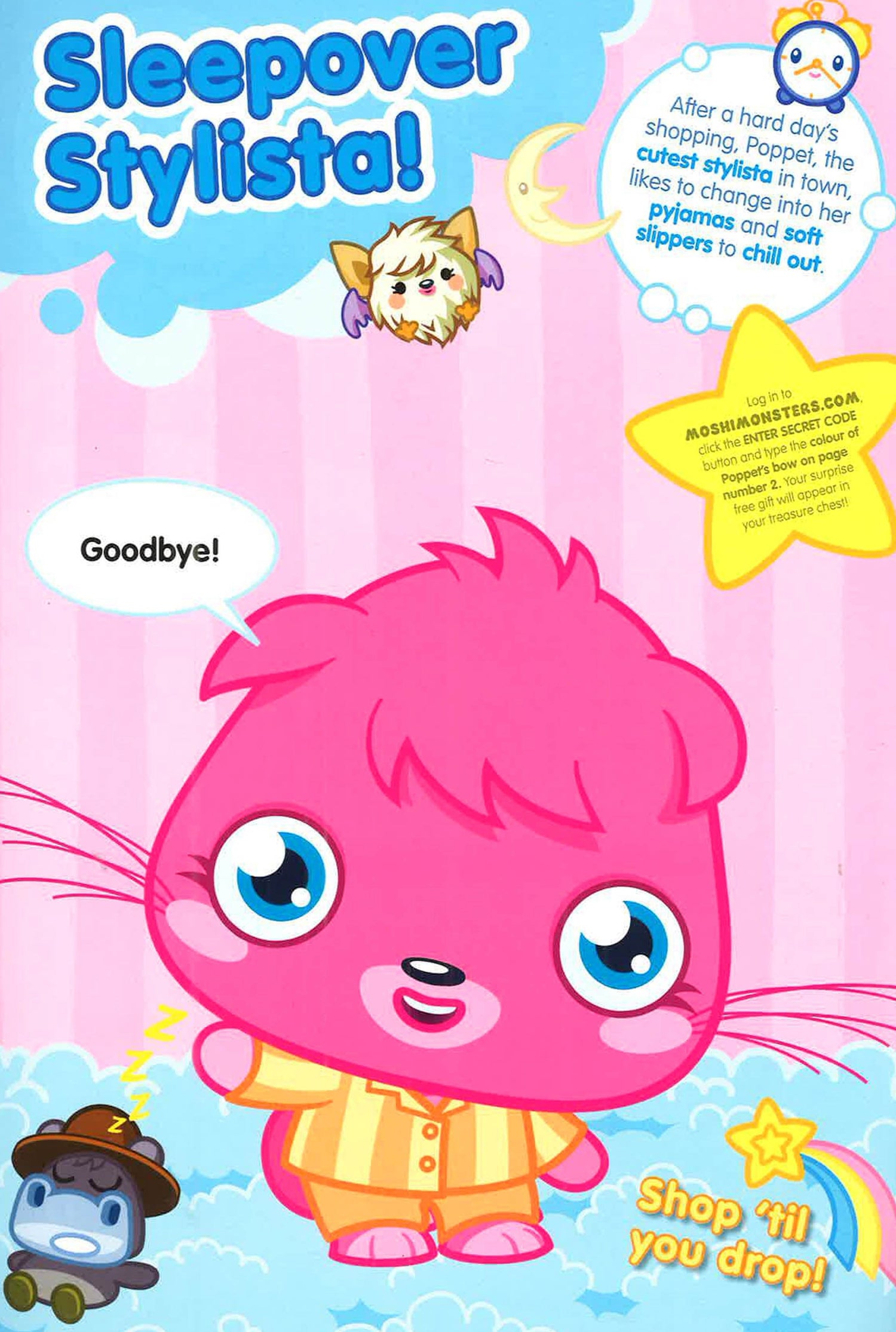 moshi monsters poppet Moshi Monsters Poppet Dress Up Sticker Activity – BookXcess