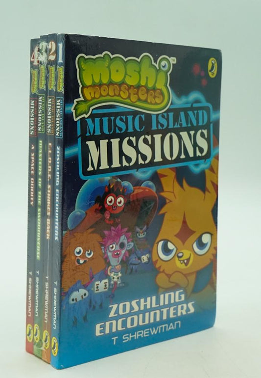 Moshi Monsters Music Island Missions 4 Bookset
