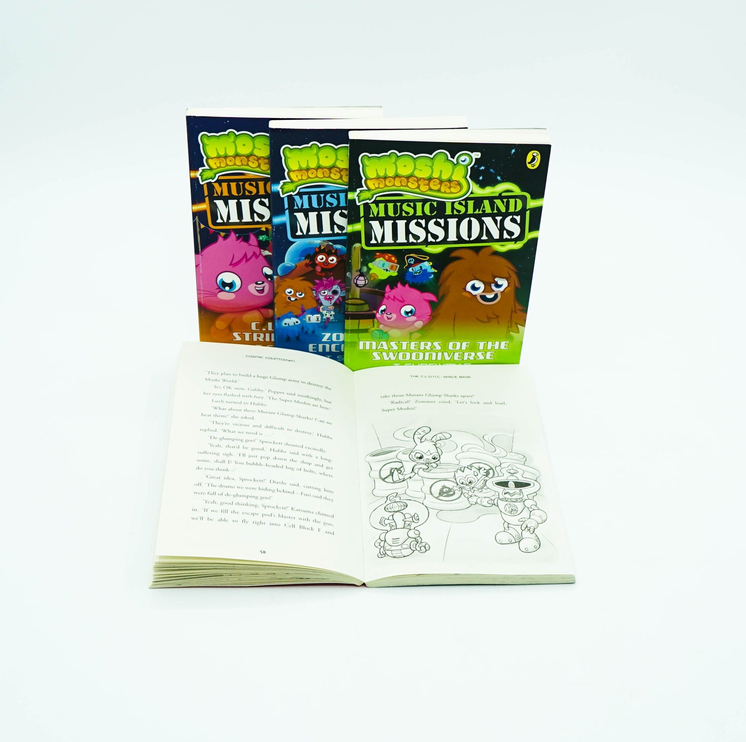 moshi monsters character encyclopedia Moshi Monsters Music Island Missions 4 Bookset – BookXcess