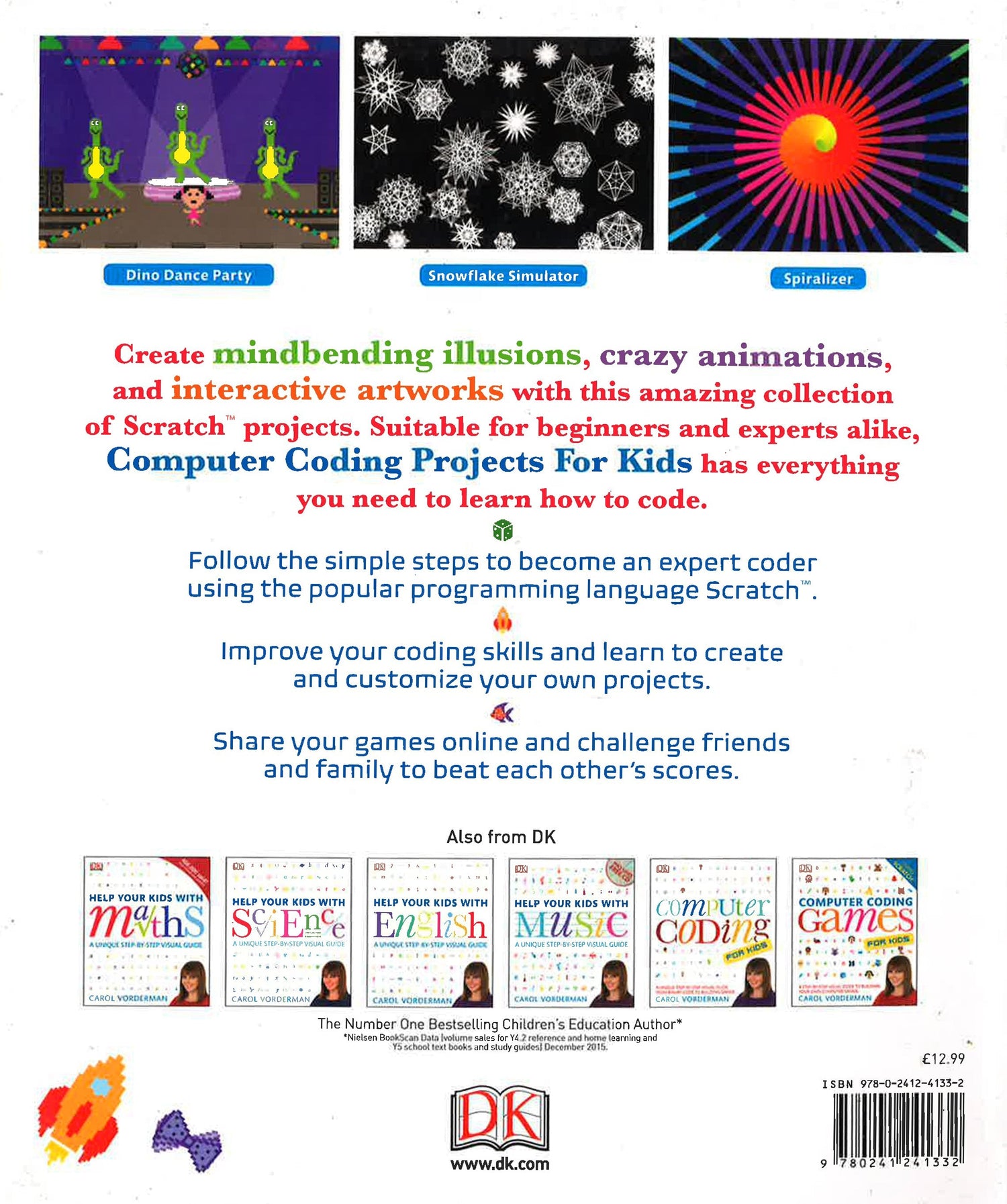 Computer Coding Projects For Kids: A Step-By-Step Visual Guide To Crea ...