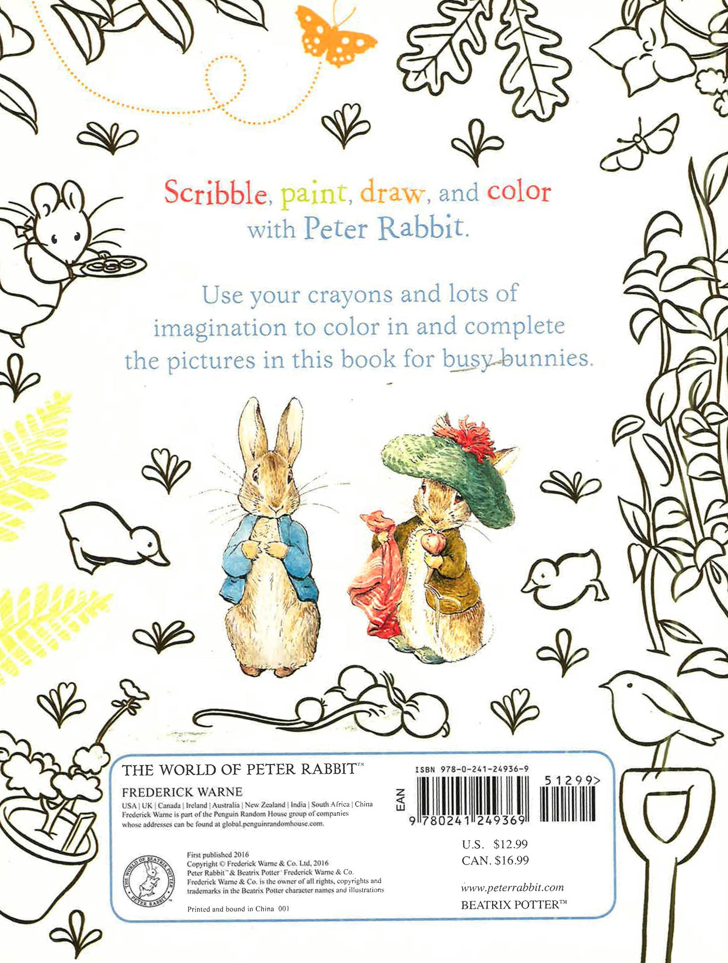 Peter Rabbit Doodle Book – BookXcess