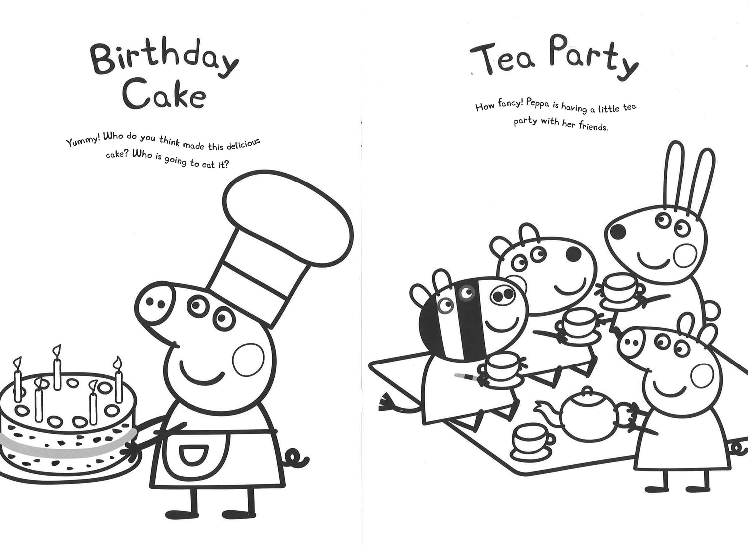 Peppa is remplaced #2  Peppa pig house, Peppa pig colouring, Peppa pig  birthday party