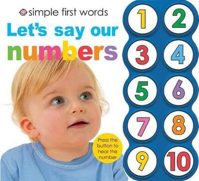 Simple First Words Let's Say Our Numbers