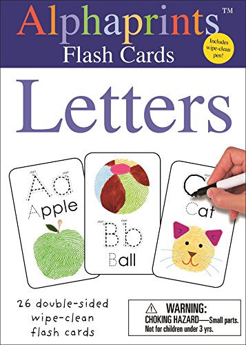 Alphaprints: Wipe Clean Flash Cards Letters