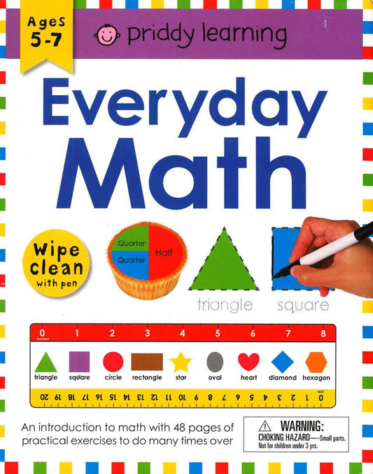 Everyday Math Wipe Clean Workbook With Pen (Priddy Learning)