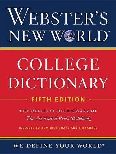 Webster's New World College Dictionary, 5Th Edition (Includes Cd-Rom)