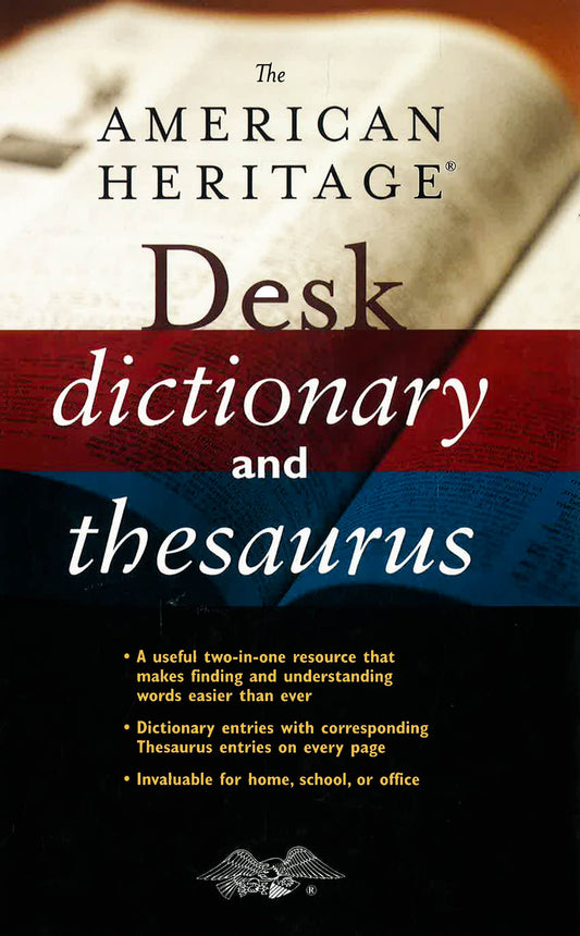 Desk Dictionary And Thesaurus