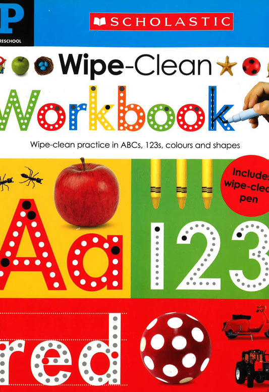 Scholastic: Wipe-Clean Workbook (Pre-School)