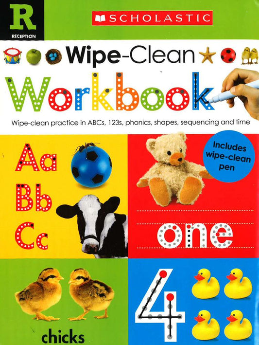 Scholastic Early Learners: Wipe Clean Workbook (Reception)