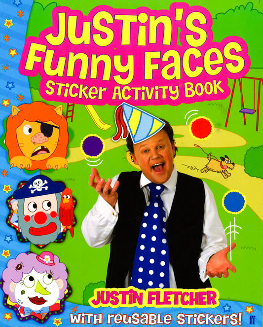 Justin's Funny Faces Sticker Activity Book