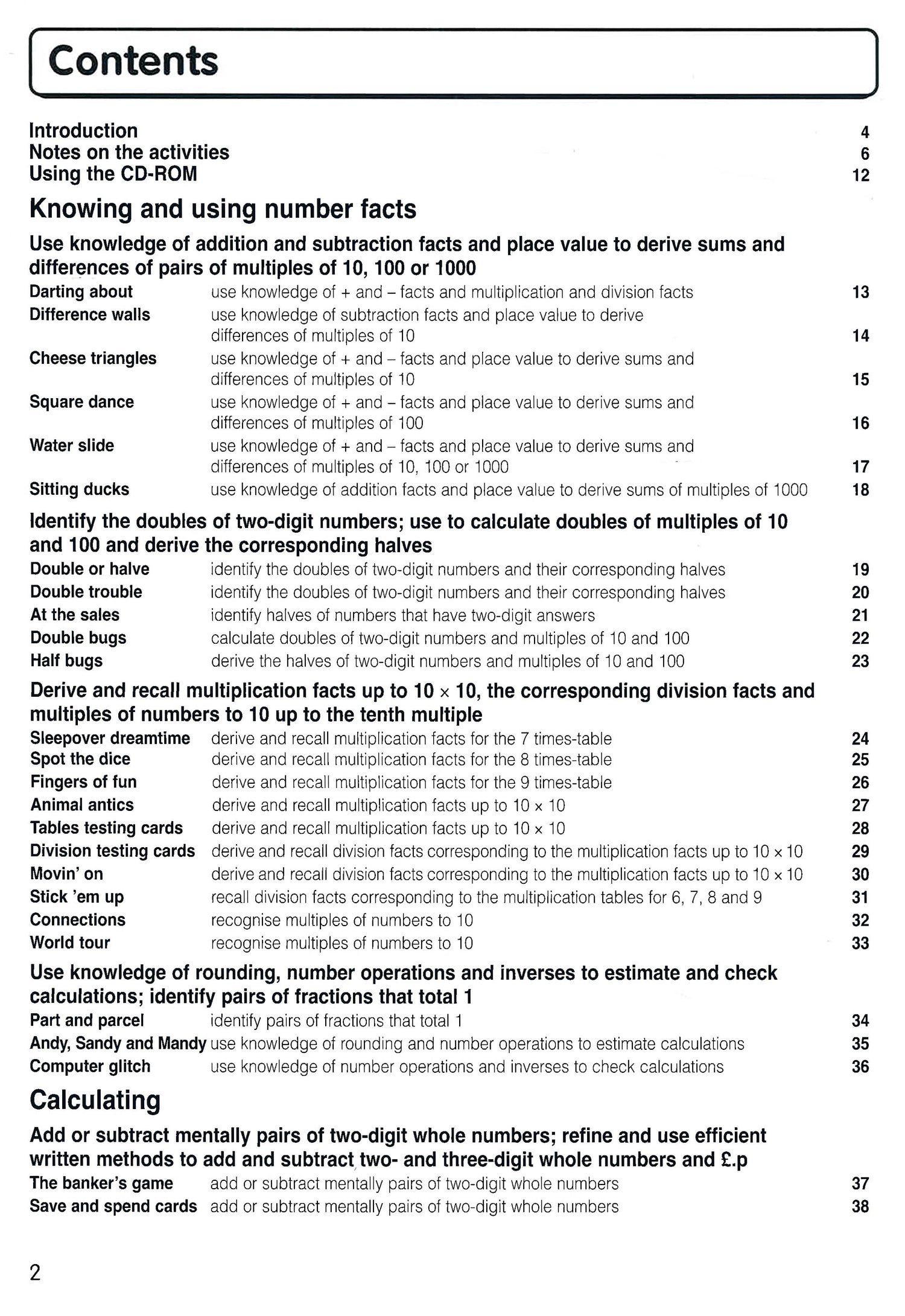 Cdc Math Chapters Developing Mathematics: Number Facts & Calculations(Ages 8-9) – BookXcess