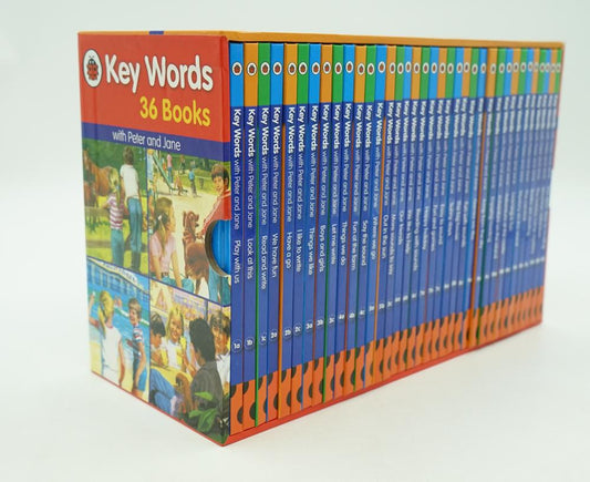 Ladybird Key Words With Peter And Jane (36 Books)