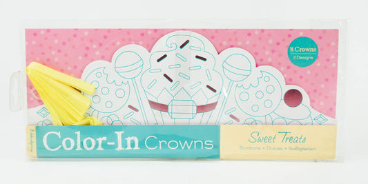 Sweet Treats: Color-In Crowns