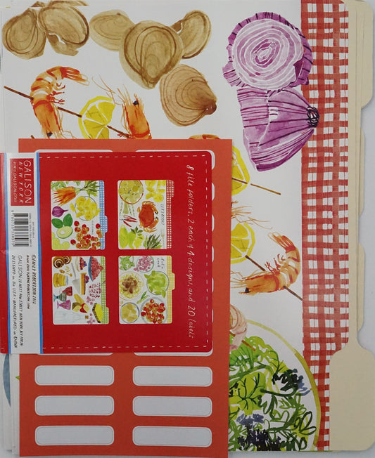 Bon Appetit File Folders