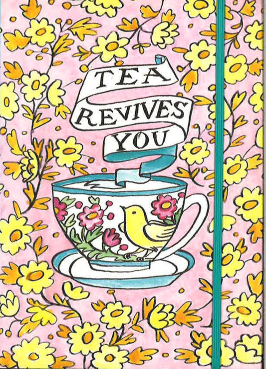 Molly Hatch Teacups Pocket Journal - Tea Revives You