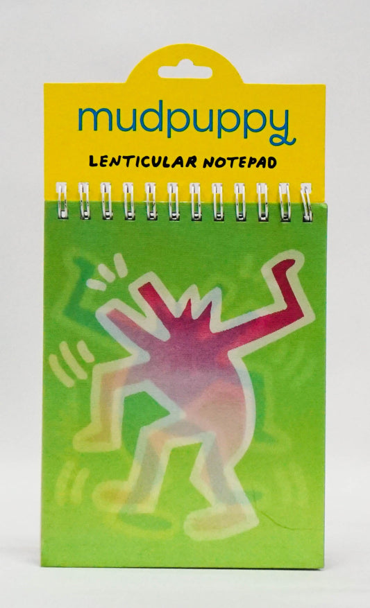 Keith Haring Dancing Dog Lenticular Notepad