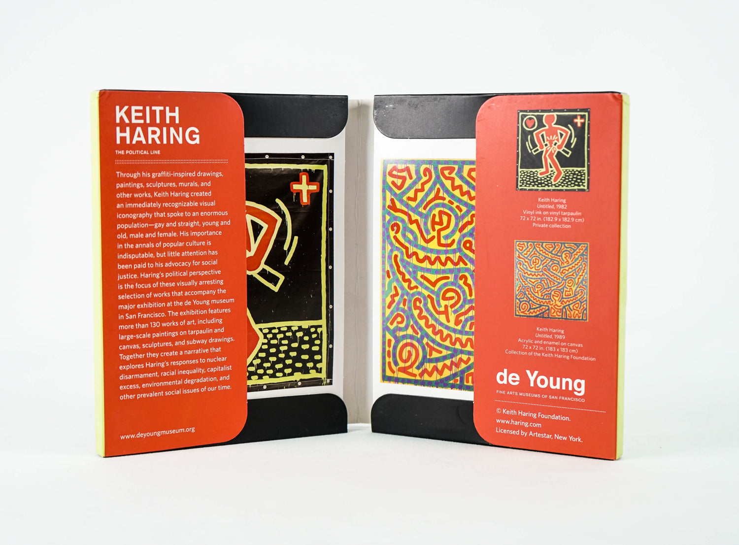 Keith Haring The Political Line Portfolio Notes BookXcess