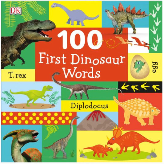 Dk 100 First Dinosaur Words (Lift The Flap)