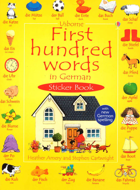 First Hundred Words In German Sticker Book