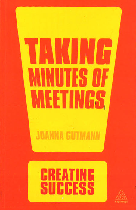 Taking Minutes Of Meetings