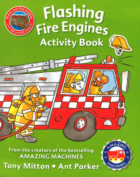 Amazing Machines Flashing Fire Engines Activity Book