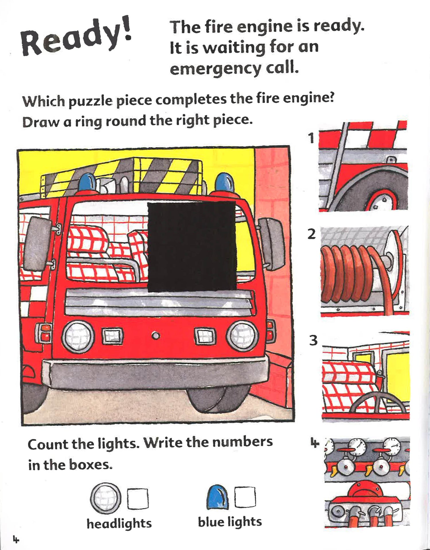 Amazing Machines Flashing Fire Engines Activity Book – BookXcess