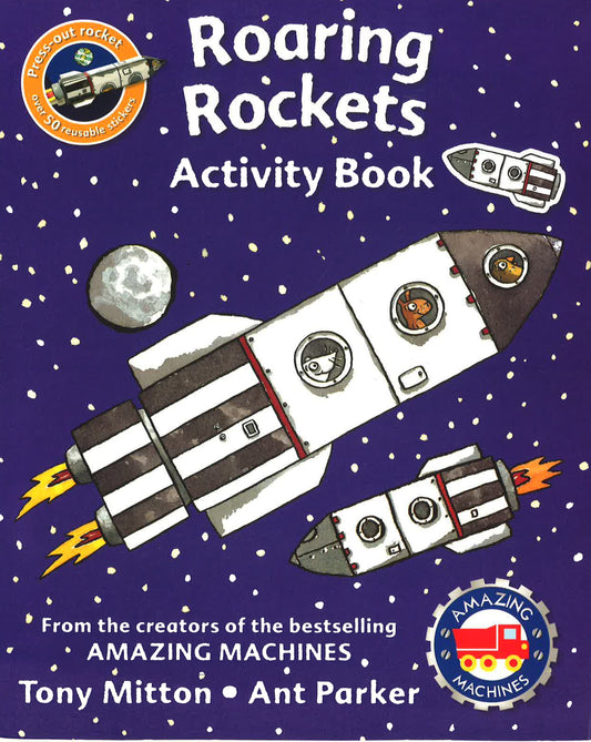 Amazing Machines: Roaring Rockets Activity Book