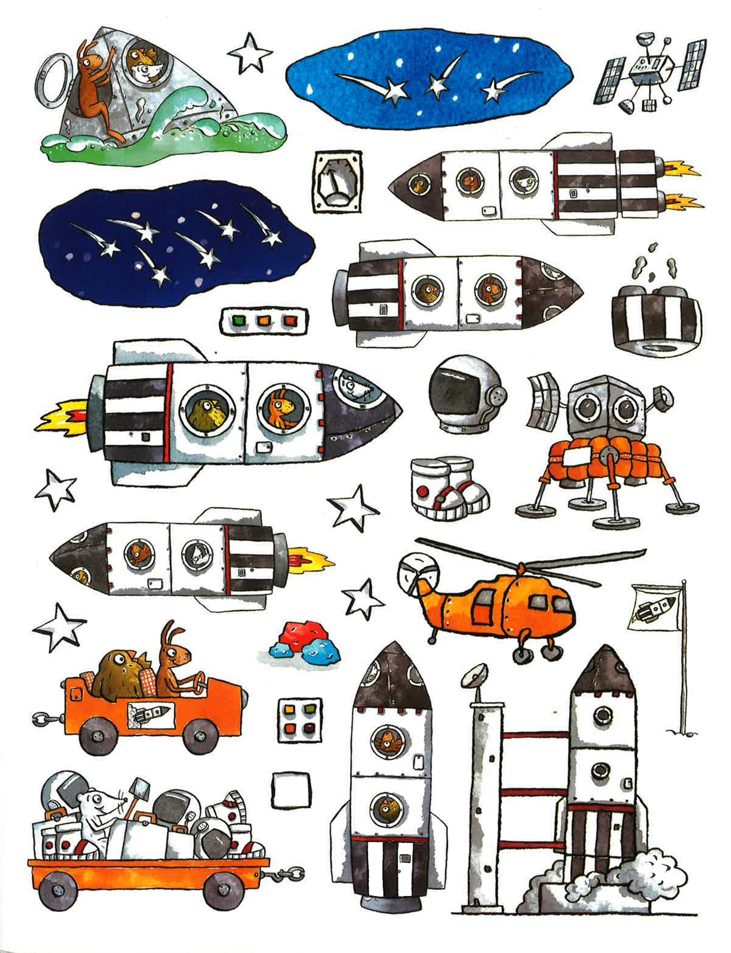 Roaring Rockets Worksheet Amazing Machines: Roaring Rockets Activity Book – BookXcess