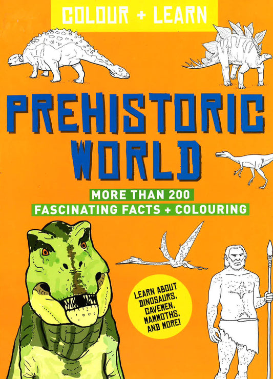 Colour + Learn: Prehistoric World